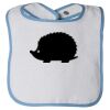Infant Contrast Trim Terry Bib Thumbnail