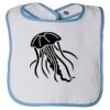 Infant Contrast Trim Terry Bib Thumbnail