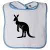 Infant Contrast Trim Terry Bib Thumbnail