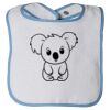 Infant Contrast Trim Terry Bib Thumbnail