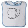 Infant Contrast Trim Terry Bib Thumbnail