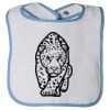 Infant Contrast Trim Terry Bib Thumbnail