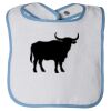 Infant Contrast Trim Terry Bib Thumbnail