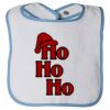 Infant Contrast Trim Terry Bib Thumbnail