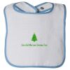 Infant Contrast Trim Terry Bib Thumbnail