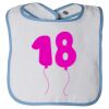 Infant Contrast Trim Terry Bib Thumbnail