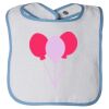 Infant Contrast Trim Terry Bib Thumbnail
