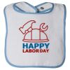 Infant Contrast Trim Terry Bib Thumbnail