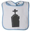 Infant Contrast Trim Terry Bib Thumbnail