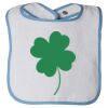 Infant Contrast Trim Terry Bib Thumbnail