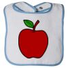 Infant Contrast Trim Terry Bib Thumbnail