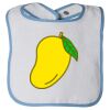 Infant Contrast Trim Terry Bib Thumbnail