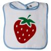 Infant Contrast Trim Terry Bib Thumbnail