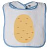 Infant Contrast Trim Terry Bib Thumbnail