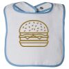 Infant Contrast Trim Terry Bib Thumbnail