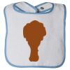 Infant Contrast Trim Terry Bib Thumbnail