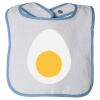 Infant Contrast Trim Terry Bib Thumbnail