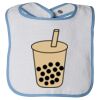 Infant Contrast Trim Terry Bib Thumbnail