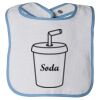 Infant Contrast Trim Terry Bib Thumbnail