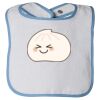 Infant Contrast Trim Terry Bib Thumbnail