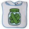 Infant Contrast Trim Terry Bib Thumbnail