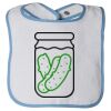 Infant Contrast Trim Terry Bib Thumbnail