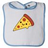 Infant Contrast Trim Terry Bib Thumbnail