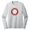 Sublimatable PosiCharge Long Sleeve Electric Heather Tee Thumbnail