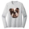 Sublimatable PosiCharge Long Sleeve Electric Heather Tee Thumbnail