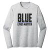 Sublimatable PosiCharge Long Sleeve Electric Heather Tee Thumbnail