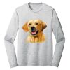 Sublimatable PosiCharge Long Sleeve Electric Heather Tee Thumbnail