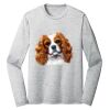 Sublimatable PosiCharge Long Sleeve Electric Heather Tee Thumbnail