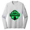 Sublimatable PosiCharge Long Sleeve Electric Heather Tee Thumbnail
