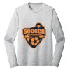 Sublimatable PosiCharge Long Sleeve Electric Heather Tee Thumbnail