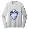 Sublimatable PosiCharge Long Sleeve Electric Heather Tee Thumbnail