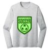 Sublimatable PosiCharge Long Sleeve Electric Heather Tee Thumbnail