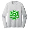 Sublimatable PosiCharge Long Sleeve Electric Heather Tee Thumbnail