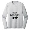 Sublimatable PosiCharge Long Sleeve Electric Heather Tee Thumbnail