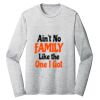 Sublimatable PosiCharge Long Sleeve Electric Heather Tee Thumbnail