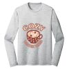 Sublimatable PosiCharge Long Sleeve Electric Heather Tee Thumbnail