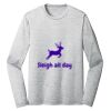 Sublimatable PosiCharge Long Sleeve Electric Heather Tee Thumbnail