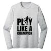 Sublimatable PosiCharge Long Sleeve Electric Heather Tee Thumbnail