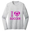 Sublimatable PosiCharge Long Sleeve Electric Heather Tee Thumbnail