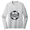 Sublimatable PosiCharge Long Sleeve Electric Heather Tee Thumbnail