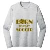 Sublimatable PosiCharge Long Sleeve Electric Heather Tee Thumbnail