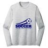 Sublimatable PosiCharge Long Sleeve Electric Heather Tee Thumbnail
