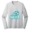 Sublimatable PosiCharge Long Sleeve Electric Heather Tee Thumbnail