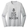 Sublimatable PosiCharge Long Sleeve Electric Heather Tee Thumbnail