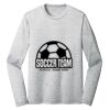 Sublimatable PosiCharge Long Sleeve Electric Heather Tee Thumbnail
