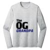 Sublimatable PosiCharge Long Sleeve Electric Heather Tee Thumbnail